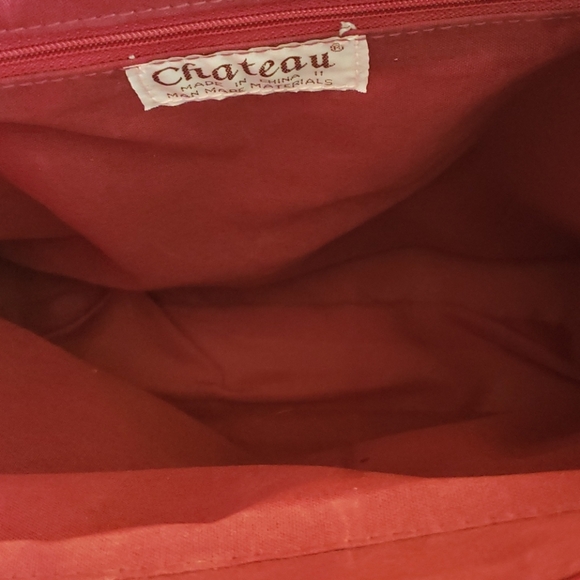 Vegan Leather Red Purse - Picture 5 of 5